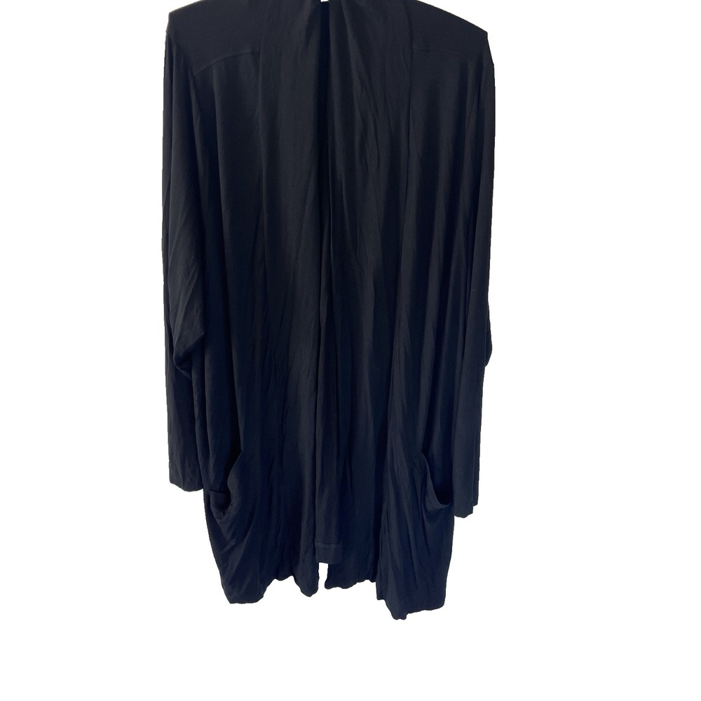 Torrid Black Open Cardigan Sweater Women 4 Mature Office Work Everyday Comfort